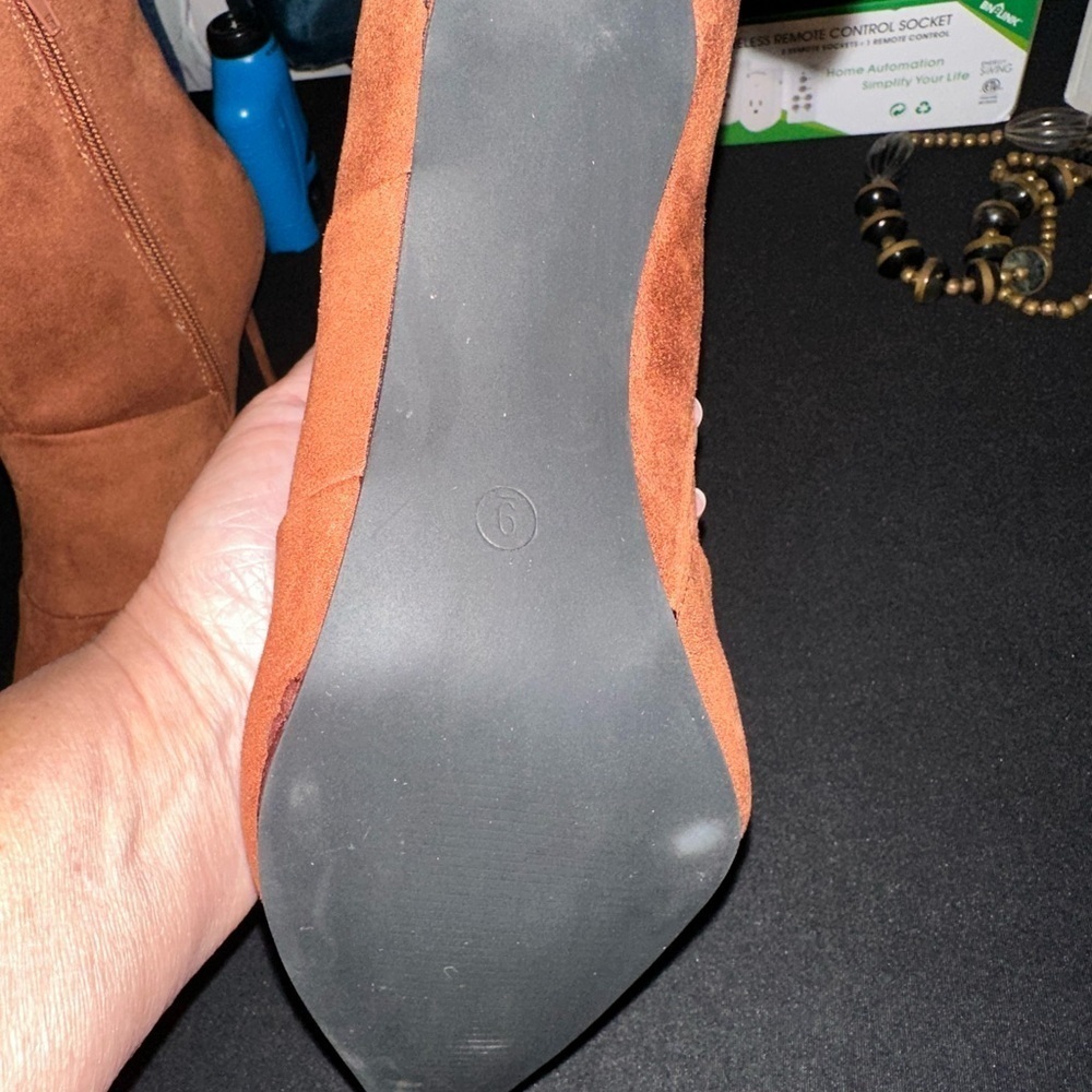 Source Unknown Rust Ankle Boots - Picture 4 of 7